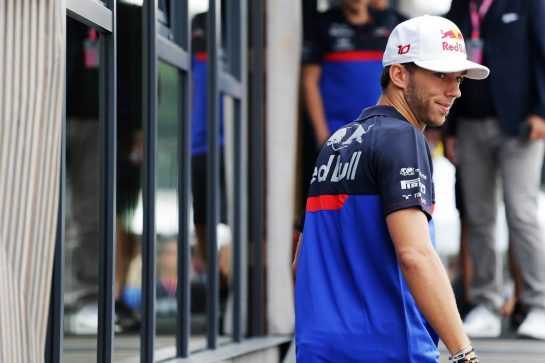 Pierre Gasly (FRA) Scuderia Toro Rosso.
05.09.2019. Formula 1 World Championship, Rd 14, Italian Grand Prix, Monza, Italy, Preparation Day.
- www.xpbimages.com, EMail: requests@xpbimages.com - copy of publication required for printed pictures. Every used picture is fee-liable. © Copyright: Bearne / XPB Images