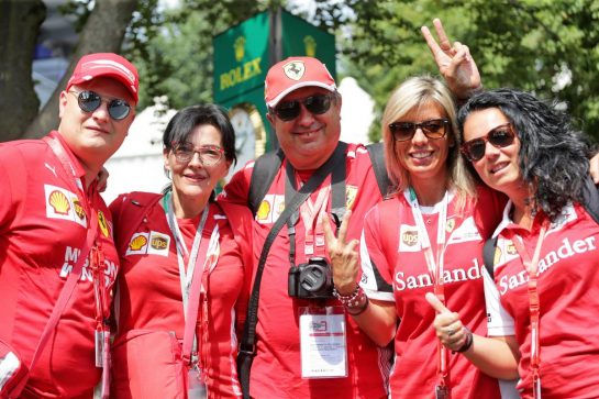 Circuit atmosphere - Ferrari fans.
05.09.2019. Formula 1 World Championship, Rd 14, Italian Grand Prix, Monza, Italy, Preparation Day.
- www.xpbimages.com, EMail: requests@xpbimages.com - copy of publication required for printed pictures. Every used picture is fee-liable. © Copyright: Bearne / XPB Images