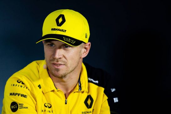 Nico Hulkenberg (GER) Renault F1 Team in the FIA Press Conference.
05.09.2019. Formula 1 World Championship, Rd 14, Italian Grand Prix, Monza, Italy, Preparation Day.
- www.xpbimages.com, EMail: requests@xpbimages.com - copy of publication required for printed pictures. Every used picture is fee-liable. © Copyright: Filipe / XPB Images