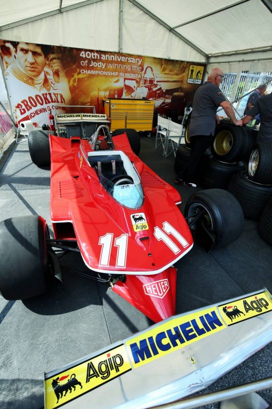 1979 Ferrari 312T4 of Jody Scheckter (RSA) at a stand celebrating 40 years since he won the F1 World Championship.
05.09.2019. Formula 1 World Championship, Rd 14, Italian Grand Prix, Monza, Italy, Preparation Day.
- www.xpbimages.com, EMail: requests@xpbimages.com - copy of publication required for printed pictures. Every used picture is fee-liable. © Copyright: Moy / XPB Images