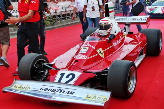 A street celebration for 90 years of the Italian GP and Ferrari.
04.09.2019. Formula 1 World Championship, Rd 14, Italian Grand Prix, Monza, Italy, Preparation Day.
- www.xpbimages.com, EMail: requests@xpbimages.com - copy of publication required for printed pictures. Every used picture is fee-liable. © Copyright: Photo4 / XPB Images