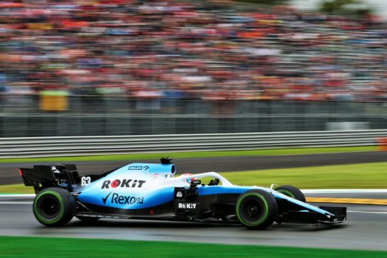 George Russell (GBR) Williams Racing FW42.
06.09.2019. Formula 1 World Championship, Rd 14, Italian Grand Prix, Monza, Italy, Practice Day.
- www.xpbimages.com, EMail: requests@xpbimages.com - copy of publication required for printed pictures. Every used picture is fee-liable. © Copyright: Moy / XPB Images