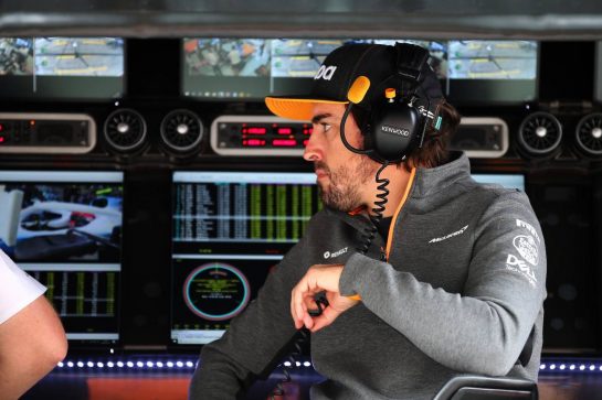 Fernando Alonso (ESP) McLaren Test Driver.
06.09.2019. Formula 1 World Championship, Rd 14, Italian Grand Prix, Monza, Italy, Practice Day.
- www.xpbimages.com, EMail: requests@xpbimages.com - copy of publication required for printed pictures. Every used picture is fee-liable. © Copyright: Batchelor / XPB Images