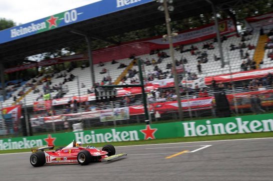 Jody Scheckter (RSA) in the 1979 Ferrari 312T4.
06.09.2019. Formula 1 World Championship, Rd 14, Italian Grand Prix, Monza, Italy, Practice Day.
- www.xpbimages.com, EMail: requests@xpbimages.com - copy of publication required for printed pictures. Every used picture is fee-liable. © Copyright: Bearne / XPB Images