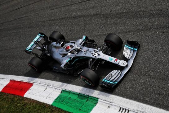 Lewis Hamilton (GBR) Mercedes AMG F1 W10.
07.09.2019. Formula 1 World Championship, Rd 14, Italian Grand Prix, Monza, Italy, Qualifying Day.
- www.xpbimages.com, EMail: requests@xpbimages.com - copy of publication required for printed pictures. Every used picture is fee-liable. © Copyright: Moy / XPB Images