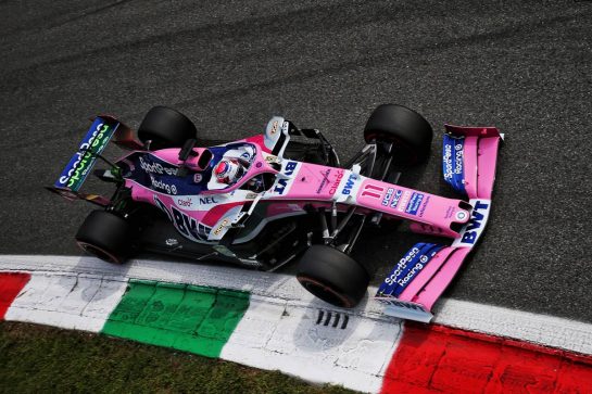 Sergio Perez (MEX) Racing Point F1 Team RP19.
07.09.2019. Formula 1 World Championship, Rd 14, Italian Grand Prix, Monza, Italy, Qualifying Day.
- www.xpbimages.com, EMail: requests@xpbimages.com - copy of publication required for printed pictures. Every used picture is fee-liable. © Copyright: Moy / XPB Images