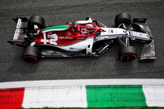 Kimi Raikkonen (FIN) Alfa Romeo Racing C38.
07.09.2019. Formula 1 World Championship, Rd 14, Italian Grand Prix, Monza, Italy, Qualifying Day.
- www.xpbimages.com, EMail: requests@xpbimages.com - copy of publication required for printed pictures. Every used picture is fee-liable. © Copyright: Moy / XPB Images
