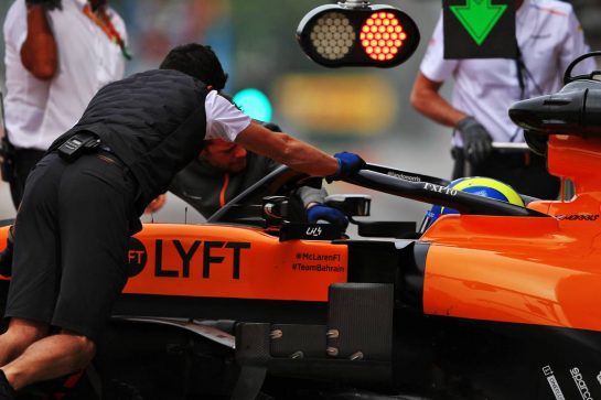 Lando Norris (GBR) McLaren MCL34.
07.09.2019. Formula 1 World Championship, Rd 14, Italian Grand Prix, Monza, Italy, Qualifying Day.
- www.xpbimages.com, EMail: requests@xpbimages.com - copy of publication required for printed pictures. Every used picture is fee-liable. © Copyright: Filipe / XPB Images