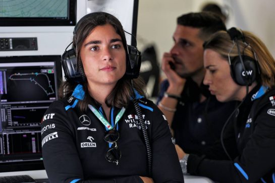 Jamie Chadwick (GBR) Williams Racing Development Driver.
07.09.2019. Formula 1 World Championship, Rd 14, Italian Grand Prix, Monza, Italy, Qualifying Day.
- www.xpbimages.com, EMail: requests@xpbimages.com - copy of publication required for printed pictures. Every used picture is fee-liable. © Copyright: Bearne / XPB Images