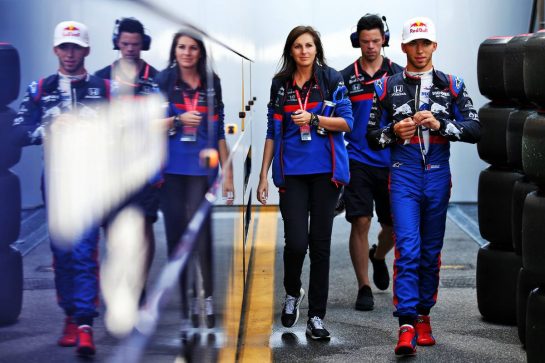 Pierre Gasly (FRA) Scuderia Toro Rosso.
07.09.2019. Formula 1 World Championship, Rd 14, Italian Grand Prix, Monza, Italy, Qualifying Day.
- www.xpbimages.com, EMail: requests@xpbimages.com - copy of publication required for printed pictures. Every used picture is fee-liable. © Copyright: Batchelor / XPB Images
