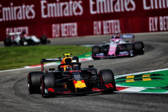 Alexander Albon (THA) Red Bull Racing RB15.
07.09.2019. Formula 1 World Championship, Rd 14, Italian Grand Prix, Monza, Italy, Qualifying Day.
- www.xpbimages.com, EMail: requests@xpbimages.com - copy of publication required for printed pictures. Every used picture is fee-liable. © Copyright: Filipe / XPB Images