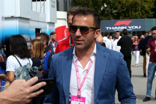 Alessandro Del Piero (ITA) Former Football Player.
08.09.2019. Formula 1 World Championship, Rd 14, Italian Grand Prix, Monza, Italy, Race Day.
- www.xpbimages.com, EMail: requests@xpbimages.com - copy of publication required for printed pictures. Every used picture is fee-liable. © Copyright: Batchelor / XPB Images