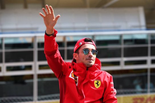Charles Leclerc (MON) Ferrari on the drivers parade.
08.09.2019. Formula 1 World Championship, Rd 14, Italian Grand Prix, Monza, Italy, Race Day.
- www.xpbimages.com, EMail: requests@xpbimages.com - copy of publication required for printed pictures. Every used picture is fee-liable. © Copyright: Batchelor / XPB Images