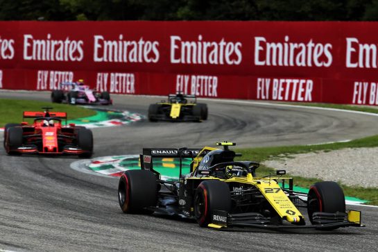 Nico Hulkenberg (GER) Renault F1 Team RS19.
08.09.2019. Formula 1 World Championship, Rd 14, Italian Grand Prix, Monza, Italy, Race Day.
- www.xpbimages.com, EMail: requests@xpbimages.com - copy of publication required for printed pictures. Every used picture is fee-liable. © Copyright: Charniaux / XPB Images