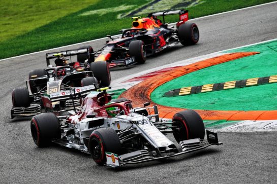 Antonio Giovinazzi (ITA) Alfa Romeo Racing C38.
08.09.2019. Formula 1 World Championship, Rd 14, Italian Grand Prix, Monza, Italy, Race Day.
- www.xpbimages.com, EMail: requests@xpbimages.com - copy of publication required for printed pictures. Every used picture is fee-liable. © Copyright: Batchelor / XPB Images