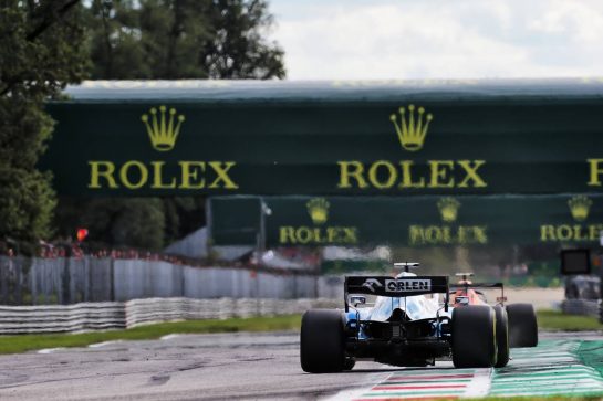 George Russell (GBR) Williams Racing FW42.
08.09.2019. Formula 1 World Championship, Rd 14, Italian Grand Prix, Monza, Italy, Race Day.
- www.xpbimages.com, EMail: requests@xpbimages.com - copy of publication required for printed pictures. Every used picture is fee-liable. © Copyright: Bearne / XPB Images