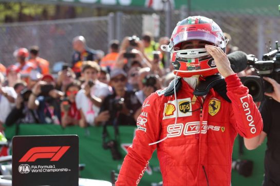 1st place Charles Leclerc (MON) Ferrari SF90.
08.09.2019. Formula 1 World Championship, Rd 14, Italian Grand Prix, Monza, Italy, Race Day.
- www.xpbimages.com, EMail: requests@xpbimages.com - copy of publication required for printed pictures. Every used picture is fee-liable. © Copyright: Batchelor / XPB Images