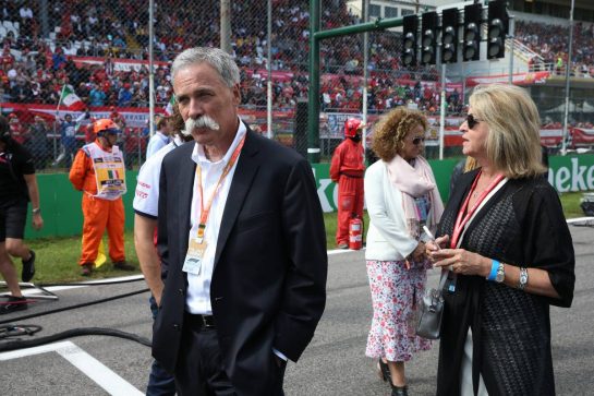 Chase Carey (USA) Formula One Group Chairman
08.09.2019. Formula 1 World Championship, Rd 14, Italian Grand Prix, Monza, Italy, Race Day.
- www.xpbimages.com, EMail: requests@xpbimages.com - copy of publication required for printed pictures. Every used picture is fee-liable. © Copyright: Batchelor / XPB Images