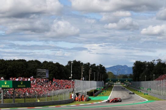 Charles Leclerc (MON) Ferrari SF90.
08.09.2019. Formula 1 World Championship, Rd 14, Italian Grand Prix, Monza, Italy, Race Day.
- www.xpbimages.com, EMail: requests@xpbimages.com - copy of publication required for printed pictures. Every used picture is fee-liable. © Copyright: Moy / XPB Images