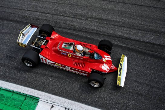 Jody Scheckter (RSA) in the Ferrari 312T4.
08.09.2019. Formula 1 World Championship, Rd 14, Italian Grand Prix, Monza, Italy, Race Day.
- www.xpbimages.com, EMail: requests@xpbimages.com - copy of publication required for printed pictures. Every used picture is fee-liable. © Copyright: Filipe / XPB Images