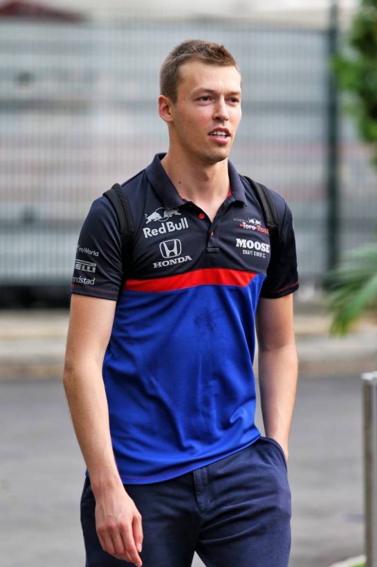 Daniil Kvyat (RUS) Scuderia Toro Rosso.
19.09.2019. Formula 1 World Championship, Rd 15, Singapore Grand Prix, Marina Bay Street Circuit, Singapore, Preparation Day.
- www.xpbimages.com, EMail: requests@xpbimages.com - copy of publication required for printed pictures. Every used picture is fee-liable. © Copyright: Moy / XPB Images