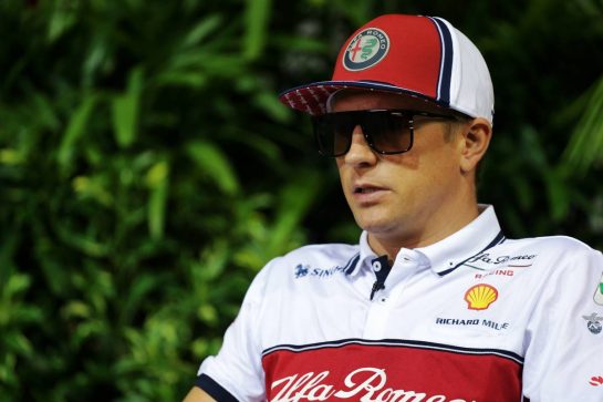 Kimi Raikkonen (FIN) Alfa Romeo Racing.
19.09.2019. Formula 1 World Championship, Rd 15, Singapore Grand Prix, Marina Bay Street Circuit, Singapore, Preparation Day.
- www.xpbimages.com, EMail: requests@xpbimages.com - copy of publication required for printed pictures. Every used picture is fee-liable. © Copyright: Bearne / XPB Images