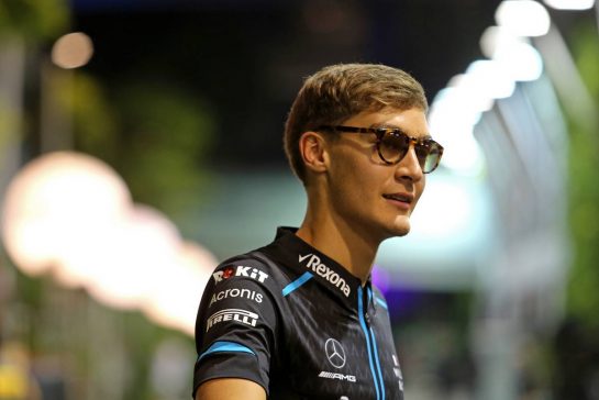 George Russell (GBR), Williams F1 Team 
19.09.2019. Formula 1 World Championship, Rd 15, Singapore Grand Prix, Marina Bay Street Circuit, Singapore, Preparation Day.
- www.xpbimages.com, EMail: requests@xpbimages.com - copy of publication required for printed pictures. Every used picture is fee-liable. © Copyright: Charniaux / XPB Images