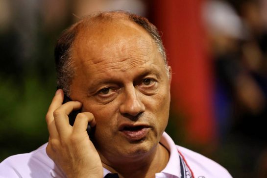 Frederic Vasseur (FRA) Alfa Romeo Racing Team Principal.
19.09.2019. Formula 1 World Championship, Rd 15, Singapore Grand Prix, Marina Bay Street Circuit, Singapore, Preparation Day.
- www.xpbimages.com, EMail: requests@xpbimages.com - copy of publication required for printed pictures. Every used picture is fee-liable. © Copyright: Photo4 / XPB Images