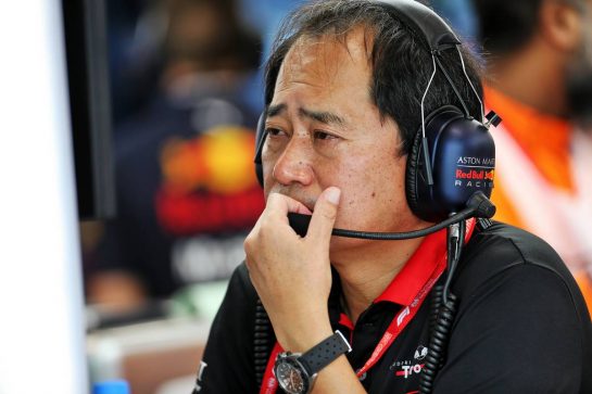 Toyoharu Tanabe (JPN) Honda Racing F1 Technical Director.
20.09.2019. Formula 1 World Championship, Rd 15, Singapore Grand Prix, Marina Bay Street Circuit, Singapore, Practice Day.
- www.xpbimages.com, EMail: requests@xpbimages.com - copy of publication required for printed pictures. Every used picture is fee-liable. © Copyright: Batchelor / XPB Images