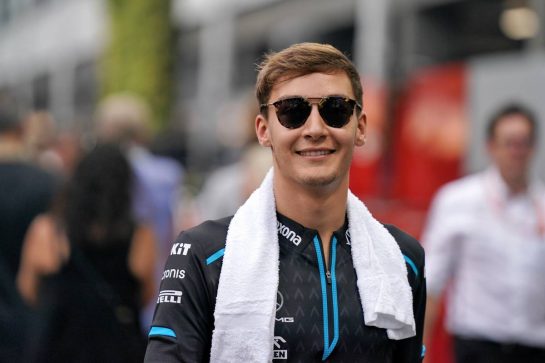 George Russell (GBR) Williams Racing.
22.09.2019. Formula 1 World Championship, Rd 15, Singapore Grand Prix, Marina Bay Street Circuit, Singapore, Race Day.
- www.xpbimages.com, EMail: requests@xpbimages.com - copy of publication required for printed pictures. Every used picture is fee-liable. © Copyright: Dungan / XPB Images