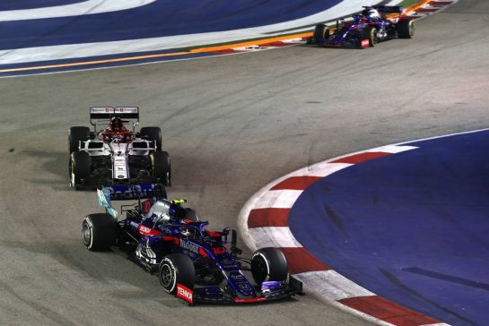 Pierre Gasly (FRA), Scuderia Toro Rosso 
22.09.2019. Formula 1 World Championship, Rd 15, Singapore Grand Prix, Marina Bay Street Circuit, Singapore, Race Day.
- www.xpbimages.com, EMail: requests@xpbimages.com - copy of publication required for printed pictures. Every used picture is fee-liable. © Copyright: Charniaux / XPB Images