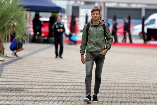 George Russell (GBR) Williams Racing.
26.09.2019. Formula 1 World Championship, Rd 16, Russian Grand Prix, Sochi Autodrom, Sochi, Russia, Preparation Day.
- www.xpbimages.com, EMail: requests@xpbimages.com - copy of publication required for printed pictures. Every used picture is fee-liable. © Copyright: Filipe / XPB Images