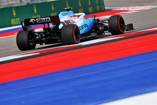 Robert Kubica (POL) Williams Racing FW42.
27.09.2019. Formula 1 World Championship, Rd 16, Russian Grand Prix, Sochi Autodrom, Sochi, Russia, Practice Day.
- www.xpbimages.com, EMail: requests@xpbimages.com - copy of publication required for printed pictures. Every used picture is fee-liable. © Copyright: Moy / XPB Images