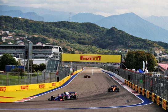 Pierre Gasly (FRA) Scuderia Toro Rosso STR14.
27.09.2019. Formula 1 World Championship, Rd 16, Russian Grand Prix, Sochi Autodrom, Sochi, Russia, Practice Day.
- www.xpbimages.com, EMail: requests@xpbimages.com - copy of publication required for printed pictures. Every used picture is fee-liable. © Copyright: Filipe / XPB Images