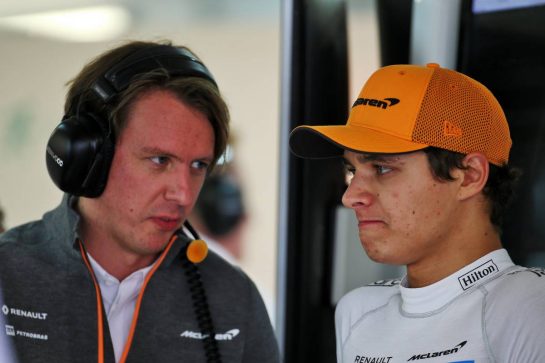 Lando Norris (GBR) McLaren.
27.09.2019. Formula 1 World Championship, Rd 16, Russian Grand Prix, Sochi Autodrom, Sochi, Russia, Practice Day.
- www.xpbimages.com, EMail: requests@xpbimages.com - copy of publication required for printed pictures. Every used picture is fee-liable. © Copyright: Batchelor / XPB Images