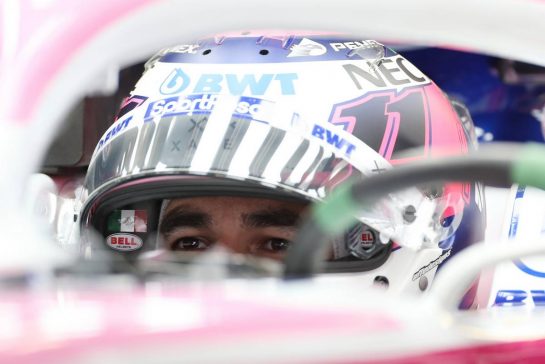Sergio Perez (MEX), Racing Point 28.09.2019. Formula 1 World Championship, Rd 16, Russian Grand Prix, Sochi Autodrom, Sochi, Russia, Qualifying Day.
- www.xpbimages.com, EMail: requests@xpbimages.com - copy of publication required for printed pictures. Every used picture is fee-liable. © Copyright: Charniaux / XPB Images