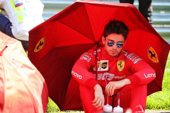 Charles Leclerc (MON) Ferrari on the grid.
29.09.2019. Formula 1 World Championship, Rd 16, Russian Grand Prix, Sochi Autodrom, Sochi, Russia, Race Day.
- www.xpbimages.com, EMail: requests@xpbimages.com - copy of publication required for printed pictures. Every used picture is fee-liable. © Copyright: Batchelor / XPB Images