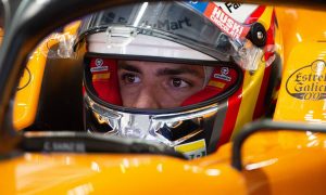 Sainz 'happy with the feeling' but cautious on outlook