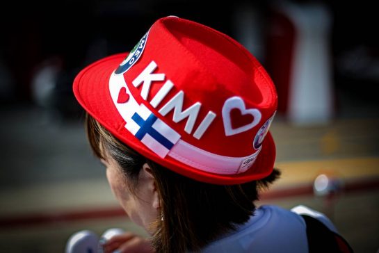 Kimi Raikkonen (FIN), Alfa Romeo Racing fan
10.10.2019. Formula 1 World Championship, Rd 17, Japanese Grand Prix, Suzuka, Japan, Preparation Day.
- www.xpbimages.com, EMail: requests@xpbimages.com - copy of publication required for printed pictures. Every used picture is fee-liable. © Copyright: Charniaux / XPB Images