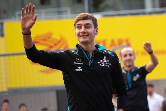 George Russell (GBR) Williams Racing.
10.10.2019. Formula 1 World Championship, Rd 17, Japanese Grand Prix, Suzuka, Japan, Preparation Day.
- www.xpbimages.com, EMail: requests@xpbimages.com - copy of publication required for printed pictures. Every used picture is fee-liable. © Copyright: Bearne / XPB Images