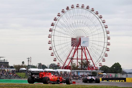 Sebastian Vettel (GER) Ferrari SF90.
11.10.2019. Formula 1 World Championship, Rd 17, Japanese Grand Prix, Suzuka, Japan, Practice Day.
- www.xpbimages.com, EMail: requests@xpbimages.com - copy of publication required for printed pictures. Every used picture is fee-liable. © Copyright: Moy / XPB Images