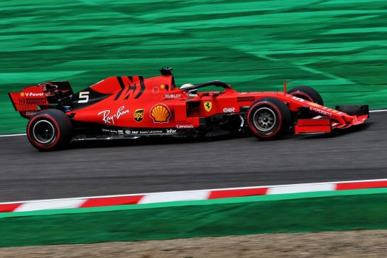 Sebastian Vettel (GER) Ferrari SF90.
11.10.2019. Formula 1 World Championship, Rd 17, Japanese Grand Prix, Suzuka, Japan, Practice Day.
- www.xpbimages.com, EMail: requests@xpbimages.com - copy of publication required for printed pictures. Every used picture is fee-liable. © Copyright: Moy / XPB Images