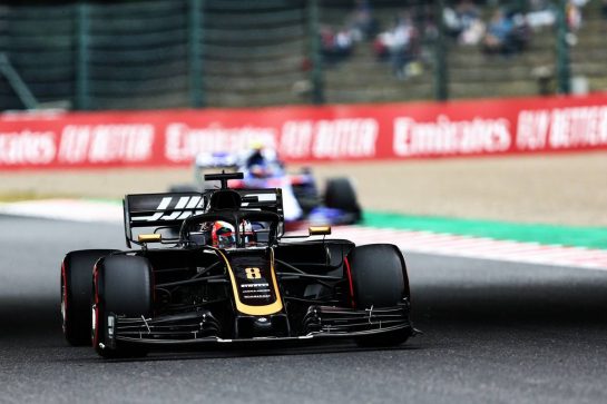Romain Grosjean (FRA) Haas F1 Team VF-19.
11.10.2019. Formula 1 World Championship, Rd 17, Japanese Grand Prix, Suzuka, Japan, Practice Day.
- www.xpbimages.com, EMail: requests@xpbimages.com - copy of publication required for printed pictures. Every used picture is fee-liable. © Copyright: Filipe / XPB Images