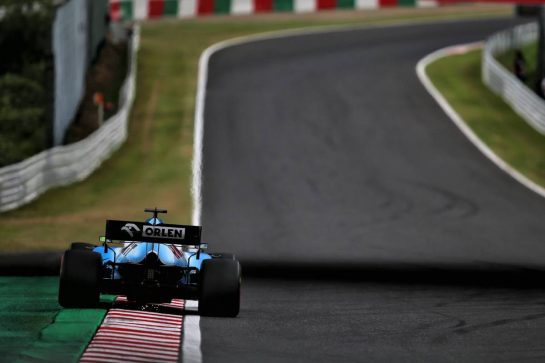 George Russell (GBR) Williams Racing FW42.
11.10.2019. Formula 1 World Championship, Rd 17, Japanese Grand Prix, Suzuka, Japan, Practice Day.
- www.xpbimages.com, EMail: requests@xpbimages.com - copy of publication required for printed pictures. Every used picture is fee-liable. © Copyright: Filipe / XPB Images
