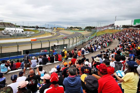Sebastian Vettel (GER) Ferrari SF90.
11.10.2019. Formula 1 World Championship, Rd 17, Japanese Grand Prix, Suzuka, Japan, Practice Day.
- www.xpbimages.com, EMail: requests@xpbimages.com - copy of publication required for printed pictures. Every used picture is fee-liable. © Copyright: Moy / XPB Images