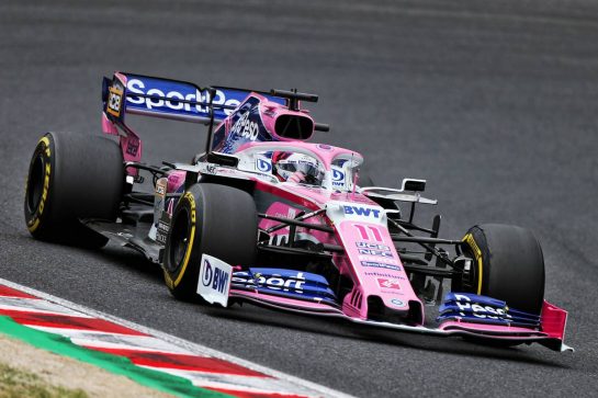 Sergio Perez (MEX) Racing Point F1 Team RP19.
11.10.2019. Formula 1 World Championship, Rd 17, Japanese Grand Prix, Suzuka, Japan, Practice Day.
- www.xpbimages.com, EMail: requests@xpbimages.com - copy of publication required for printed pictures. Every used picture is fee-liable. © Copyright: Moy / XPB Images