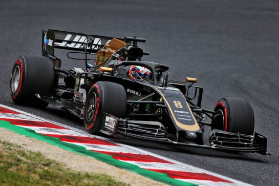 Romain Grosjean (FRA) Haas F1 Team VF-19.
11.10.2019. Formula 1 World Championship, Rd 17, Japanese Grand Prix, Suzuka, Japan, Practice Day.
- www.xpbimages.com, EMail: requests@xpbimages.com - copy of publication required for printed pictures. Every used picture is fee-liable. © Copyright: Moy / XPB Images