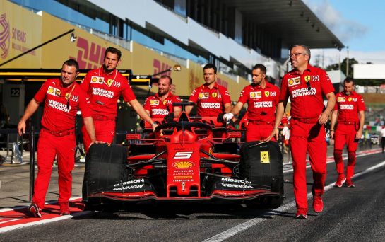 Ferrari SF90 of Sebastian Vettel (GER) Ferrari.
13.10.2019. Formula 1 World Championship, Rd 17, Japanese Grand Prix, Suzuka, Japan, Sunday.
- www.xpbimages.com, EMail: requests@xpbimages.com - copy of publication required for printed pictures. Every used picture is fee-liable. © Copyright: Moy / XPB Images