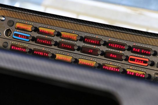 Mercedes AMG F1 pit gantry radio.
13.10.2019. Formula 1 World Championship, Rd 17, Japanese Grand Prix, Suzuka, Japan, Sunday.
- www.xpbimages.com, EMail: requests@xpbimages.com - copy of publication required for printed pictures. Every used picture is fee-liable. © Copyright: Moy / XPB Images