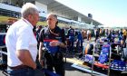 Dr Helmut Marko (AUT) Red Bull Motorsport Consultant and Franz Tost (AUT) Scuderia Toro Rosso Team Principal on the grid.